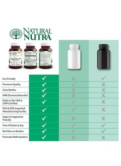 Natural Nutra Chelated Cal Mag 1000/500 mg Supplement Plus Betaine HCL, Improves Bone Strength and Density, Muscle Health, Healthy Teeth, Supports Cardiovascular System, Nerve Health, 100 Vegan Tablet  - Image 3