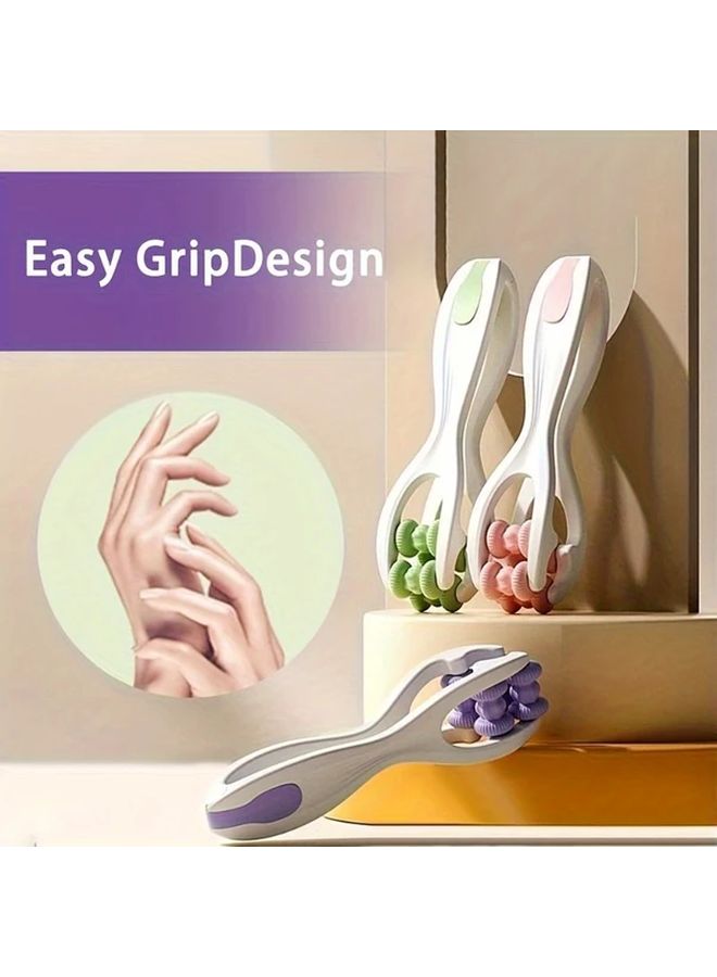 Finger Massage Roller Hand and Wrist Joint Reliever for Carpal Tunnel Syndrome Ergonomically Designed Grip Tool Green - Image 3