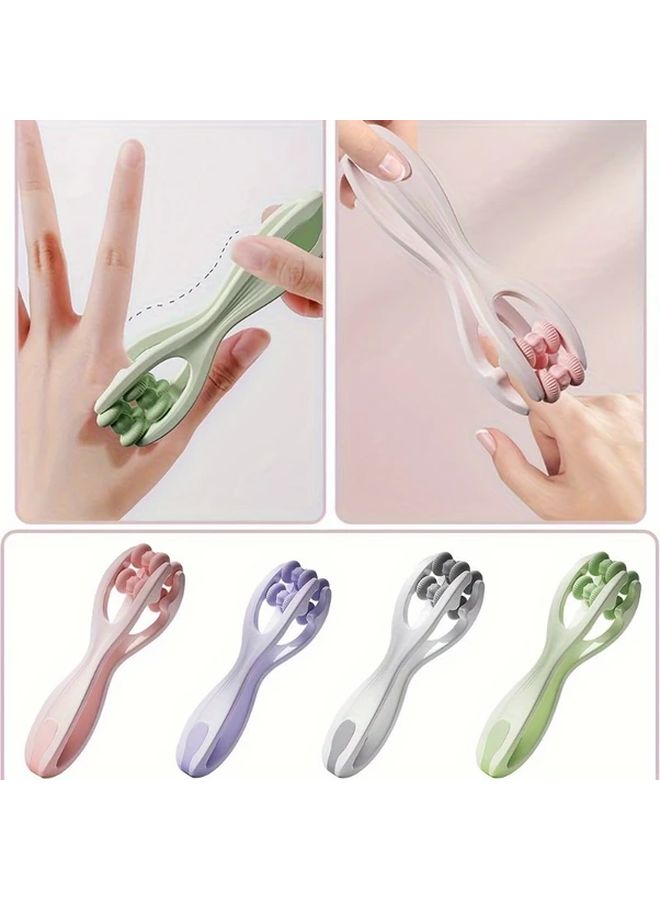 Finger Massage Roller Hand and Wrist Joint Reliever for Carpal Tunnel Syndrome Ergonomically Designed Grip Tool Green - Image 4