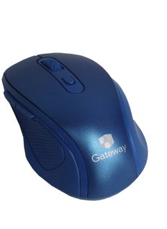 Generic Wireless and bluetooth Gaming Mouse , 1600 DPI 2.4GHZ  Wireless Technology USB  Micro Receiver , With 6 Buttons , High resolution - Blue  - Image 3