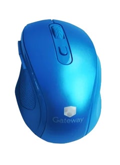 Generic Wireless and bluetooth Gaming Mouse , 1600 DPI 2.4GHZ  Wireless Technology USB  Micro Receiver , With 6 Buttons , High resolution - Blue  - Image 1