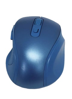 Generic Wireless and bluetooth Gaming Mouse , 1600 DPI 2.4GHZ  Wireless Technology USB  Micro Receiver , With 6 Buttons , High resolution - Blue  - Image 2