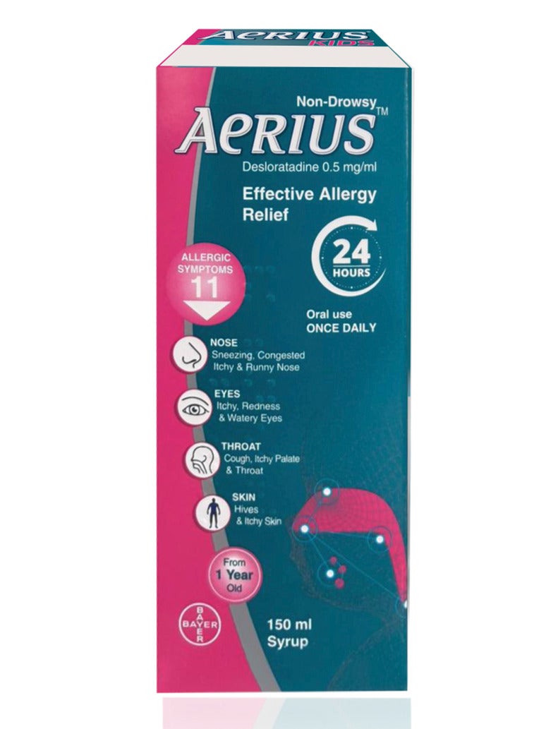 BAYER Aerius Syrup 150 ml - Image 1