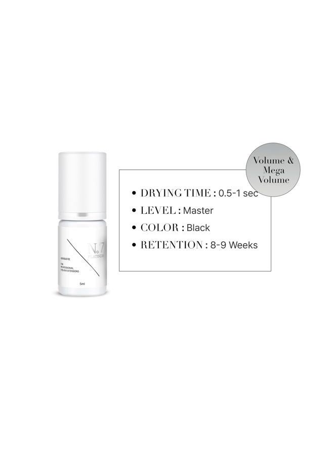 DLUX PROFESSIONAL Eyelash Extension Glue for Professionals - 9 Weeks Retention, 0.5 Sec Drying Time, Latex Free Semi Permanent Individual & Volume Lash Extension Glue - Image 4