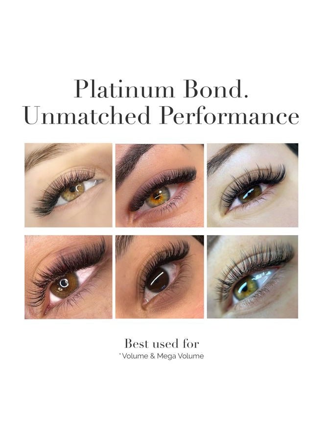 DLUX PROFESSIONAL Eyelash Extension Glue for Professionals - 9 Weeks Retention, 0.5 Sec Drying Time, Latex Free Semi Permanent Individual & Volume Lash Extension Glue - Image 3