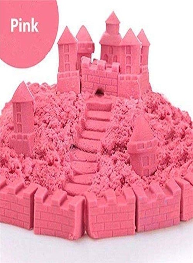 PEZYOX Wonder Sand 500 Grams for Play. Smooth Sand for Kids (Pink 500 Grams), ONE Big Mould Inside - Image 2