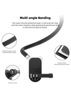 SYOSI Neck Mount Necklace Holder, POV Selfie Mount with Phone Clip Vertical Mount Kit, Necklace Holder for Gopro Insta360 DJI Action Camera  - Image 5
