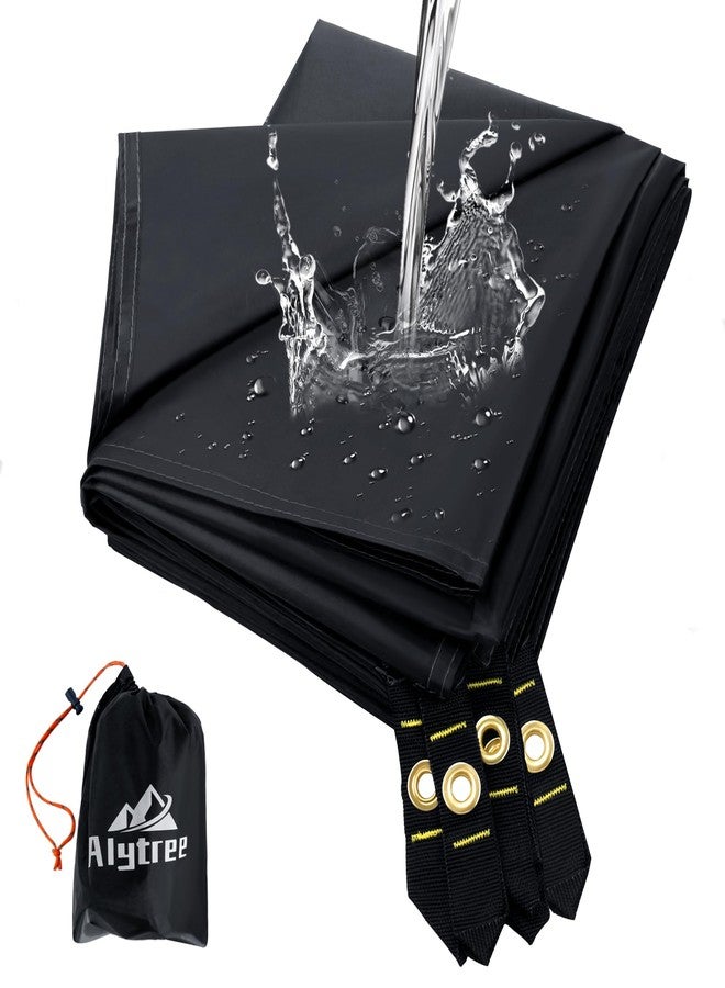 Alytree Camping Tent Footprint - 86'' x 74'', Waterproof Ground Sheet Mat for Tent - Ultralight Tarp for Hiking, Backpacking, and Beach Use - Image 1