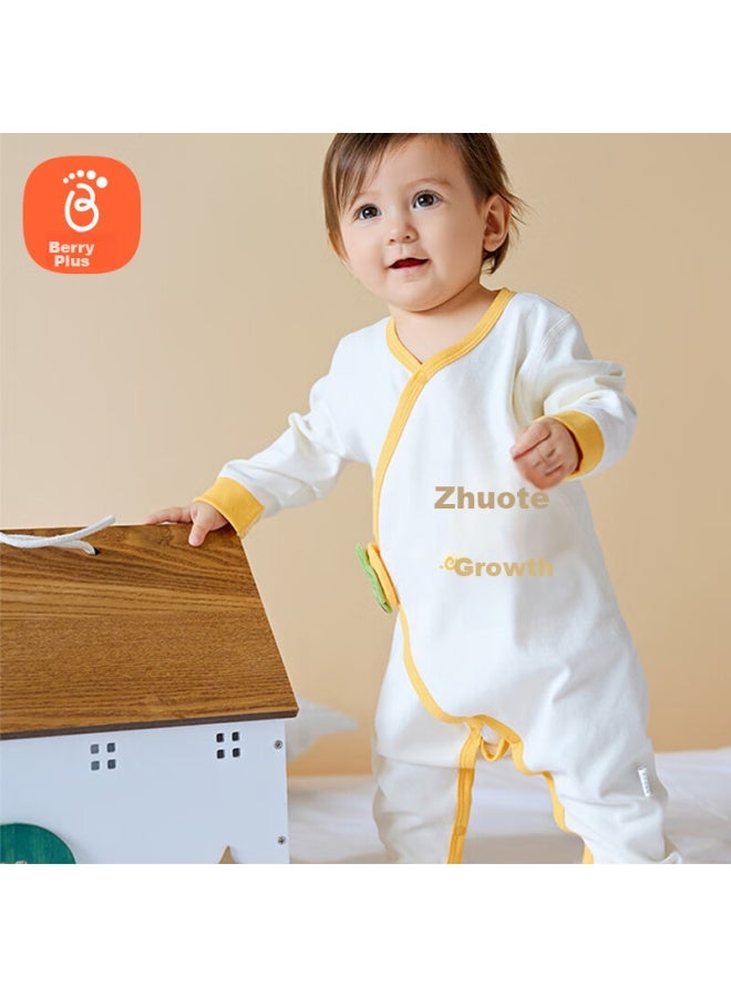 Babyprints Babyprints Newborn Onesie, Pure Cotton Romper For Newborns, Festive Full Moon Outfit, Baby Clothes For All Seasons, Growth Size 52  - Image 1