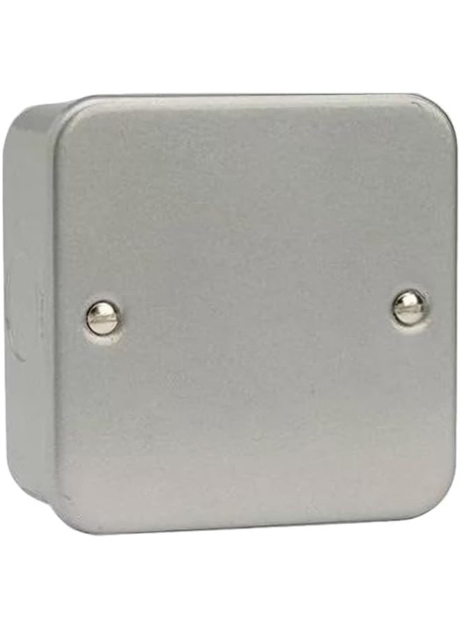 melfi Melfi Metal Clade Electrical Wall Switch: Epoxy Gray Powder Coated For Enhanced Durability  - Image 3