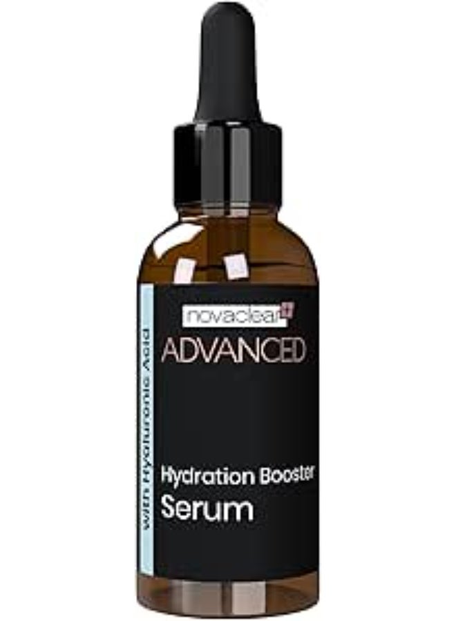 نوفاكلير Novaclear Advanced Hydration Booster Serum with Hyaluronic Acid and Rice Extract, For Dry, dehydrated skin, moisturizes the skin, restoring the feeling of comfort and supporting anti-aging processes. - Image 1