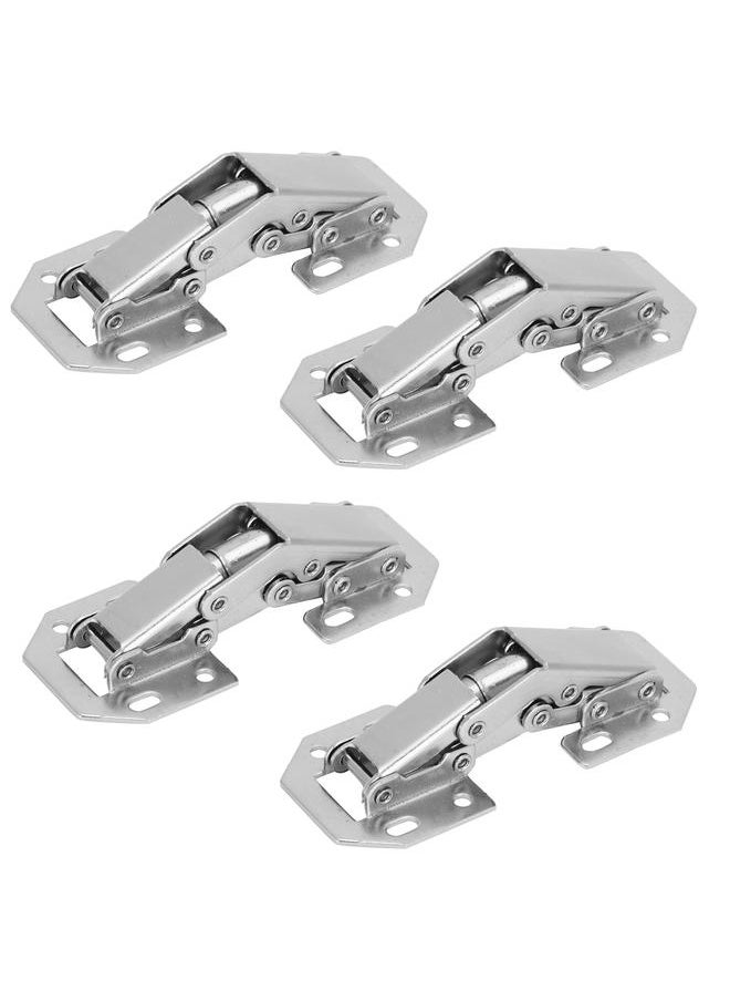 Thoraya 10 Set Cabinet Hinge NoDrilling Hole Soft Closing Door Hinge for Cabinet Wardrobe  - Image 2