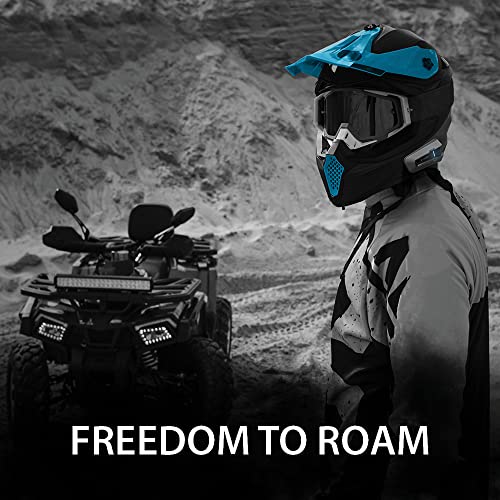 Cardo PACKTALK Edge Off-Road Vehicles ORV, Snowmobile, Side x Side, ATV Communication for Every Terrain - Duo Pack, Black - Image 3
