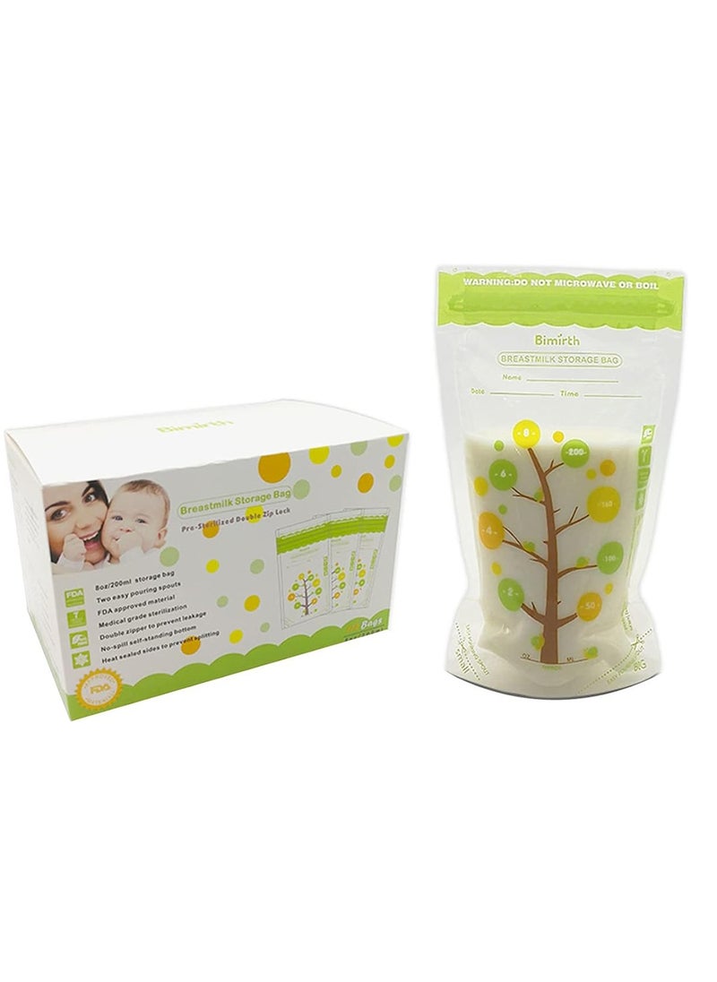 ULHYC - BPA Free Convenient Breastmilk Storage Bags For Breastfeeding, 112 Count, 250 ML - Image 1