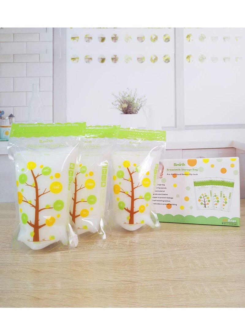 ULHYC - BPA Free Convenient Breastmilk Storage Bags For Breastfeeding, 112 Count, 250 ML - Image 1