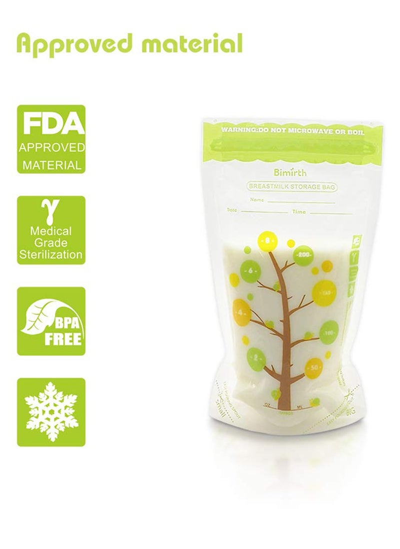 ULHYC - BPA Free Convenient Breastmilk Storage Bags For Breastfeeding, 112 Count, 250 ML - Image 1