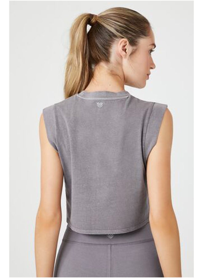FOREVER 21 Active Cropped Muscle Tee  - Image 2