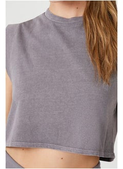 FOREVER 21 Active Cropped Muscle Tee  - Image 4