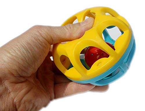 ROHSCE Baby Rattle Balls, Sensory Toys for 3-6 Months Olds, Textured Easy-Grasp Rattle Balls - Image 2