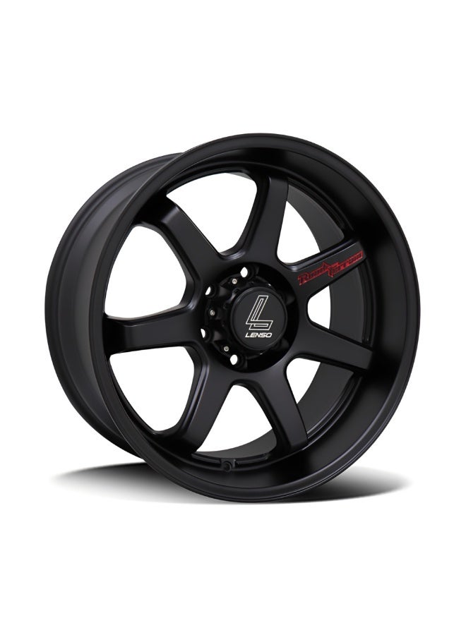 عجلة لنسو RTF 18x9.5 6x139.7 ET15 باللون الأسود غير اللامع