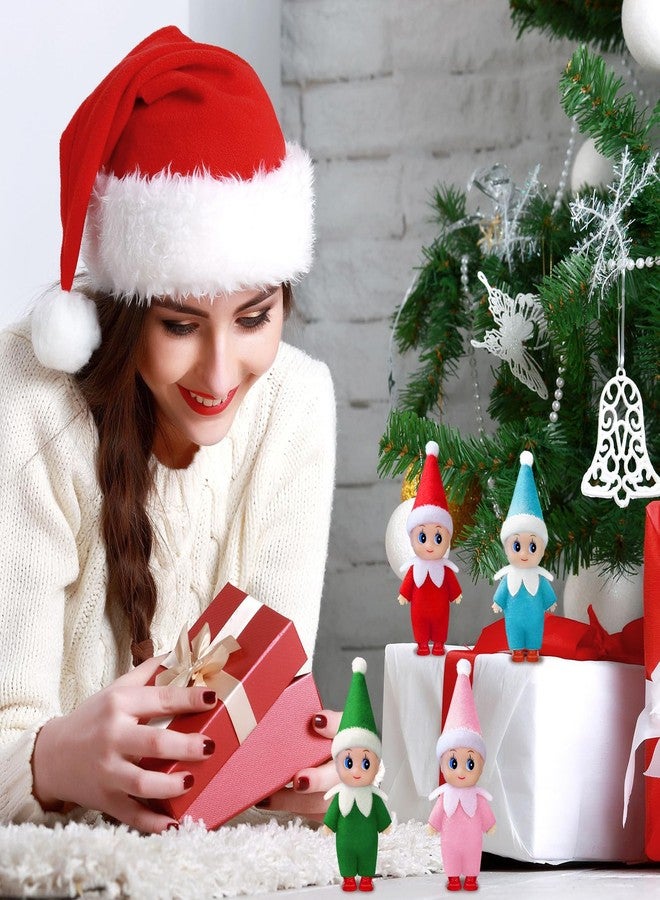 Voiiake Christmas Tiny Elf Doll, Baby Mini Plush Elf Boy & Girl, Little Christmas Doll Decoration Accessories, Xmas Gift for Kids & Adults, Party Favors Supplies - Image 5