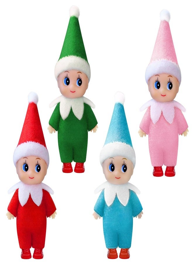 Voiiake Christmas Tiny Elf Doll, Baby Mini Plush Elf Boy & Girl, Little Christmas Doll Decoration Accessories, Xmas Gift for Kids & Adults, Party Favors Supplies - Image 1