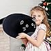 Wepop Giant Black Cat Plush 20 in Kawaii Black Cat Stuffed Animal Cute Plushies Pillows Gifts for Kids Adults Boys and Girls - Image 4