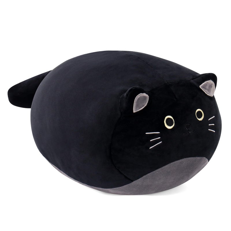 Wepop Giant Black Cat Plush 20 in Kawaii Black Cat Stuffed Animal Cute Plushies Pillows Gifts for Kids Adults Boys and Girls - Image 3