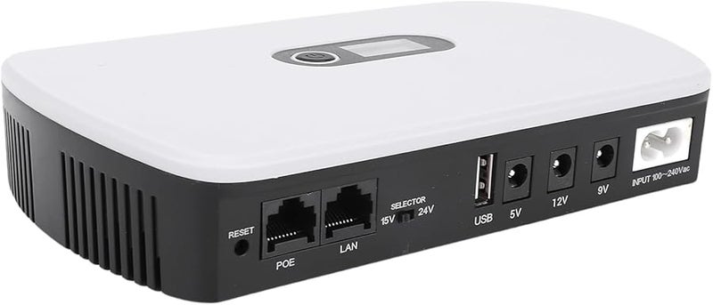 Eujgoov 10400mAh UPS Battery Backup Power Supply with LCD Display US Plug - Image 2