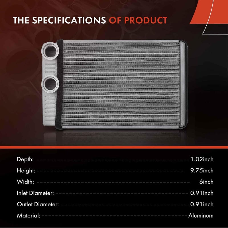 A-Premium Front HVAC Heater Core for Buick Regal, LaCrosse, Verano, Chevrolet Cruze, Cadillac SRX & Volt - Image 3