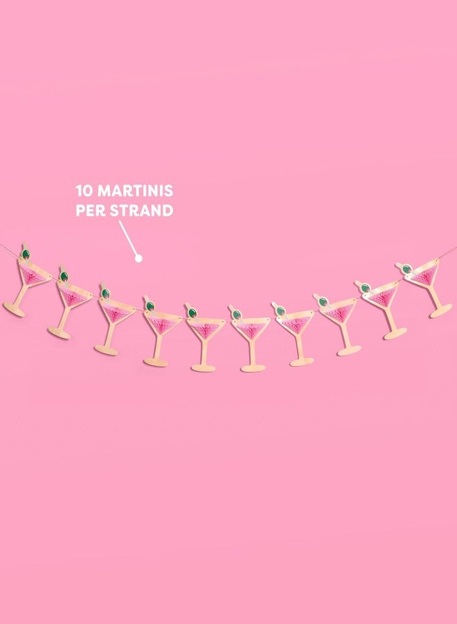 xo, Fetti Martini 3D Pop Up Gold Foil Banner - 5 Ft. | Bachelorette Decoration, Birthday Party Sign, Casino Decor, Girl Cocktail Backdrop, Vegas Photo Booth Background - Image 2