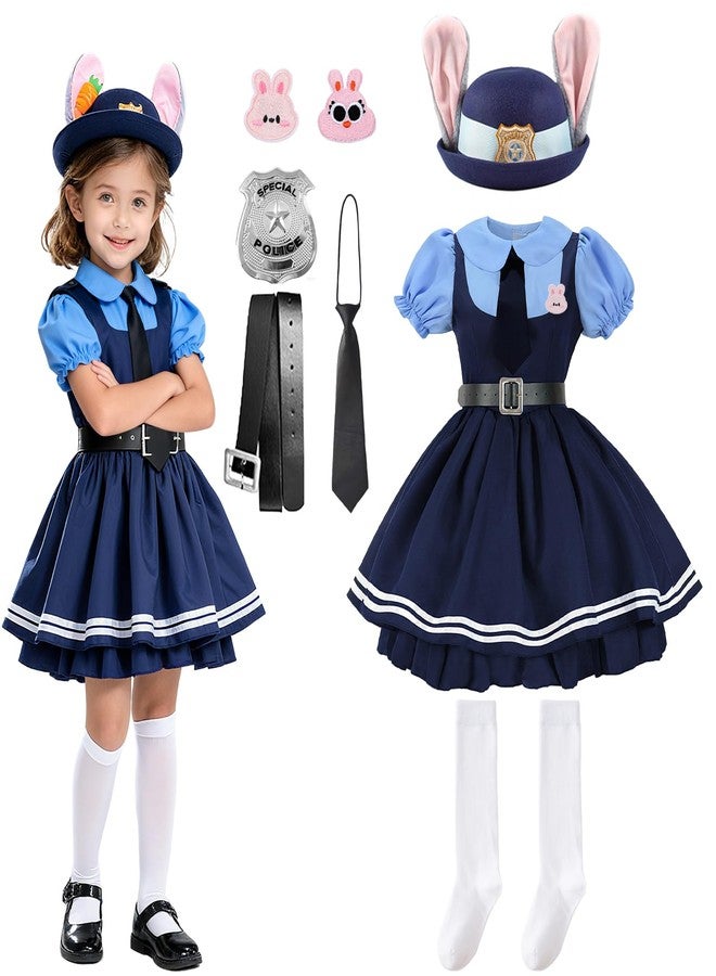 Relaehih Professional Police Officer Uniform Costume, Dress Up Outfit (8~9yrs) - Image 1