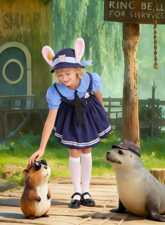 Relaehih Professional Police Officer Uniform Costume, Dress Up Outfit (8~9yrs) - Image 2
