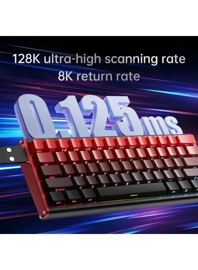 Nacodex Ajazz ALUX60 | 60% | Wired | Mechanical keyboard | Red - Image 5