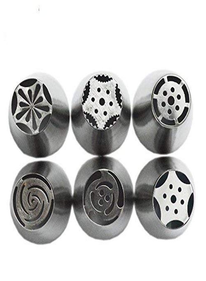 Skywalk Imported 6pcs Russian Tulip Icing Piping Nozzles Cake Decoration Tips Home DIY Tools - Image 4