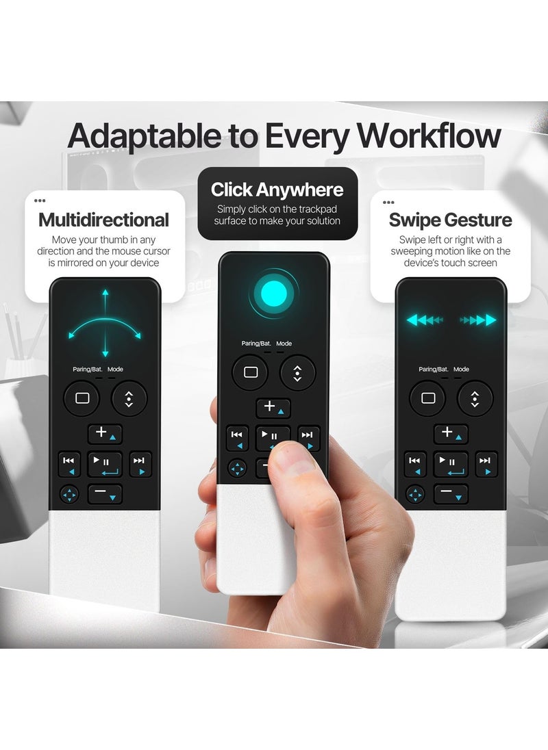 TNP Products TNP Bluetooth Remote Control for iPad iPhone - Trackpad Media Presenter for iOS Mac Android Tablet PC - Wireless Camera Shutter, Media Button, Presentation Clicker, iPad Air Pro, MacBook Pro Mini M1  - Image 4