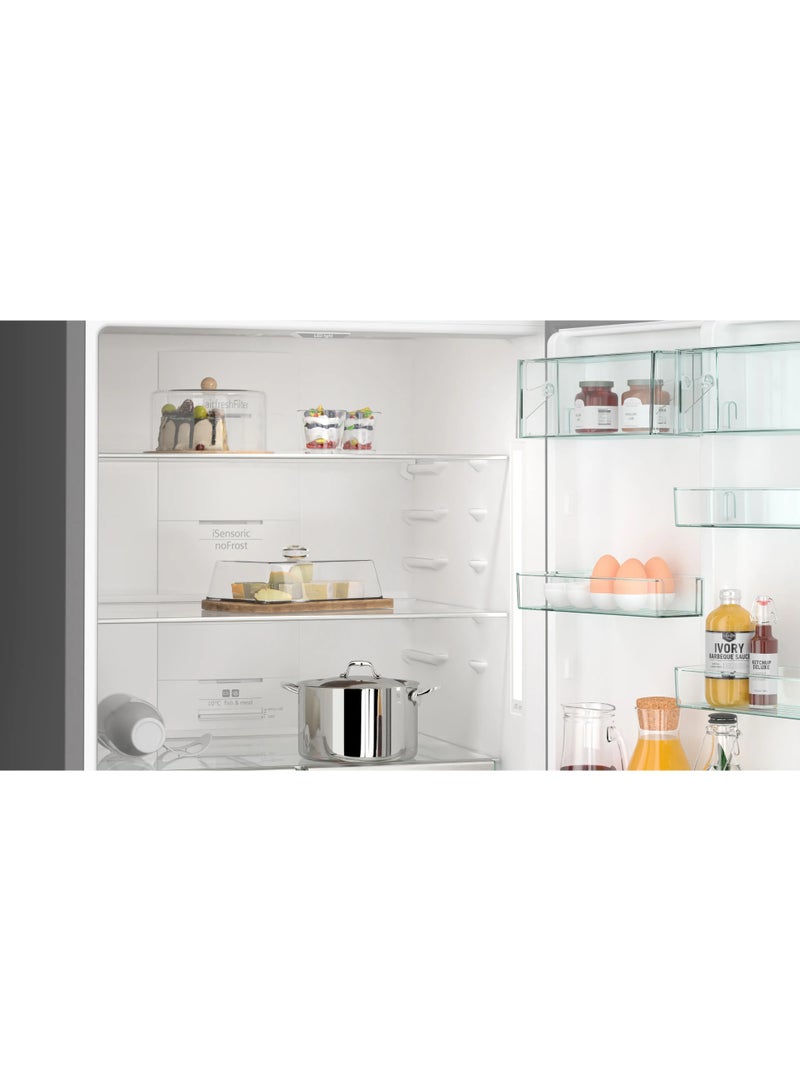 Siemens Bottom Mount freezer Refrigerator KG76NCXE0M, Dark inox, 578 L, 2 Doors KG76NCXE0M Dark Inox - Image 5