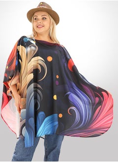 Zmurud Autumn poncho - printed  - Image 1