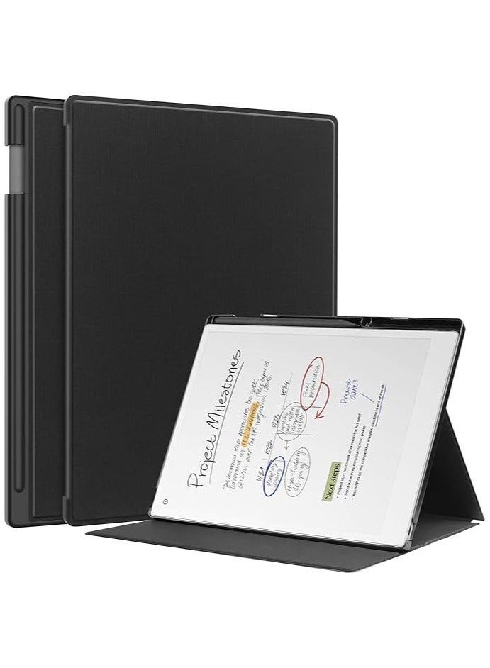 Leather Case Compatible with Remarkable Paper Pro 11.8 Inch 2024, PC Leather Book Folio Smart Cover with Pen Slot, Seismic and Anti Fall Cover with Remarkable Paper Pro 2024 - Image 1
