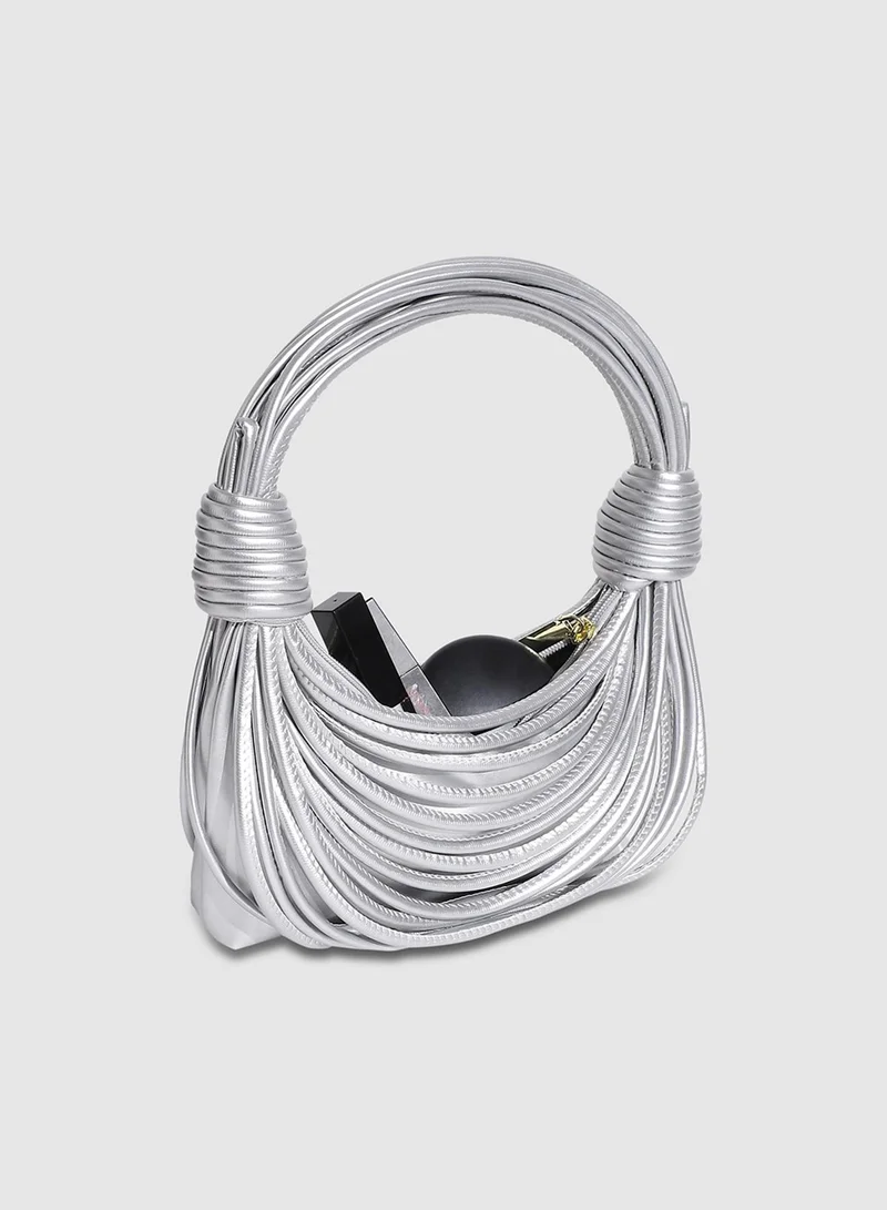 Haute Sauce Silver Wire Handbag for Women | Best Price UAE