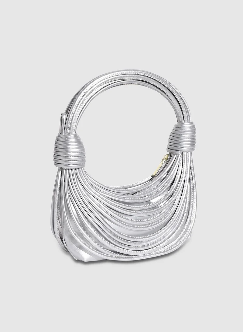 Haute Sauce Silver Wire Handbag for Women | Best Price UAE