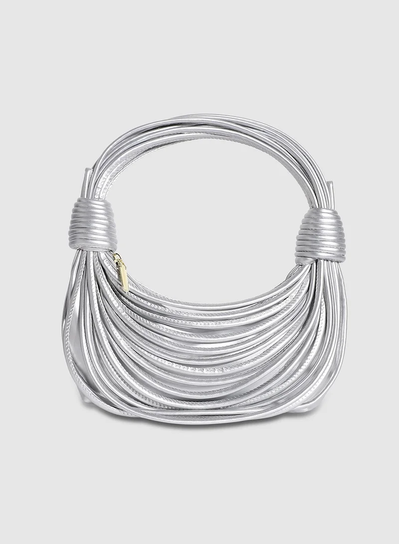 Haute Sauce Silver Wire Handbag for Women | Best Price UAE