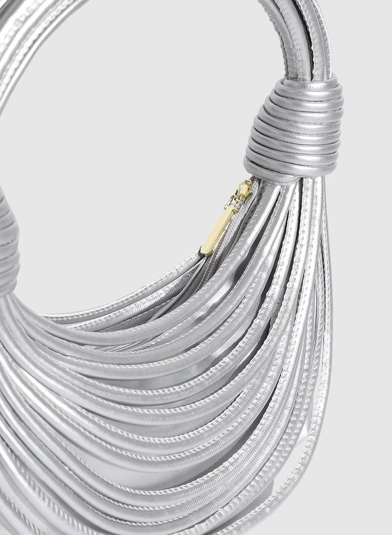 Haute Sauce Silver Wire Handbag for Women | Best Price UAE