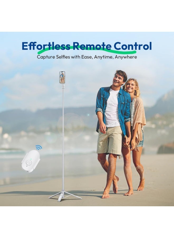 يولانزي اولانزي حامل ثلاثي مغناطيسي TT88 لموبايل ايفون، عصا سيلفي قابلة للتمديد 57 انش مع جهاز تحكم عن بعد، مشبك جوال 2 في 1 وحوامل تثبيت مزدوجة - حامل ثلاثي القوائم خفيف الوزن للجوال لمدونات الفيديو والسفر - Image 5