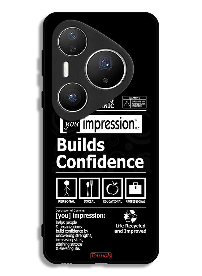 Tolwak Huawei Pura 80 Pro Plus Protective Case Cover Builds Confidence Sticker - Image 1