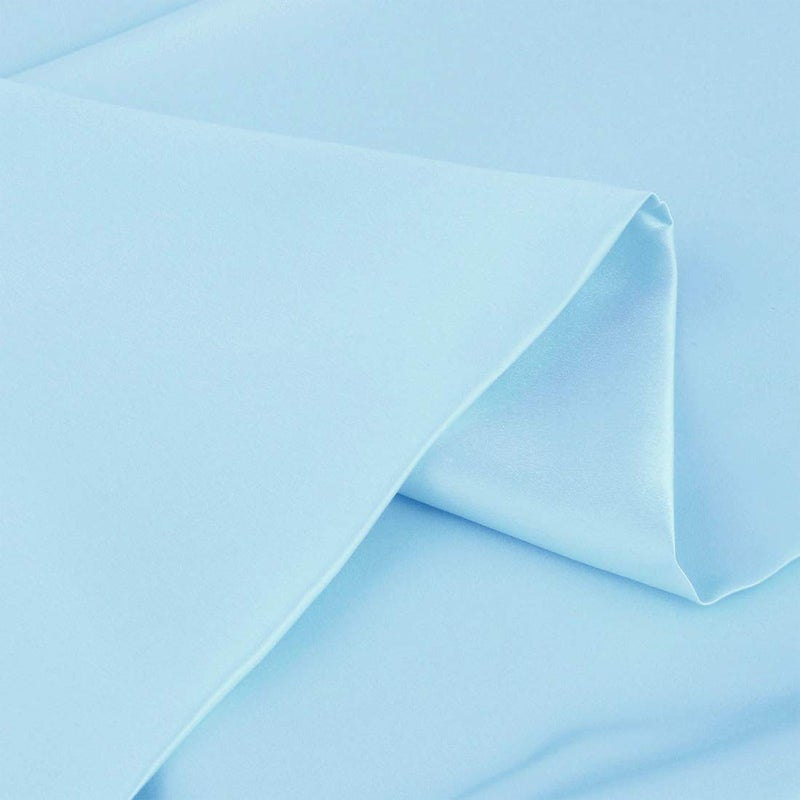 DEHMAN Satin 600 TC Pillow Cover (Blue_King) - Image 3