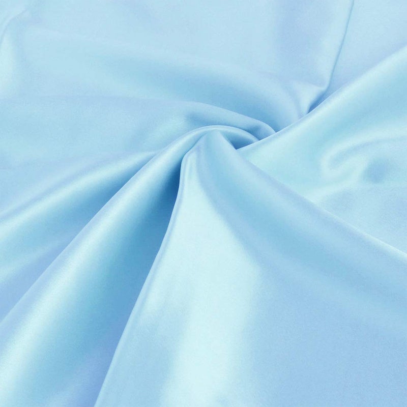 DEHMAN Satin 600 TC Pillow Cover (Blue_King) - Image 4