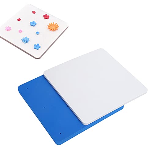 OUKENS 2 Pcs Fondant Foam Pad, 12 Holes Silicone Sponge Mat Paste/Sugar Flower/Gum/Chocolate/Clay Modelling Tools Drying Tray for Sugarcraft, Cake Decoration, Handmade, DIY - Image 5