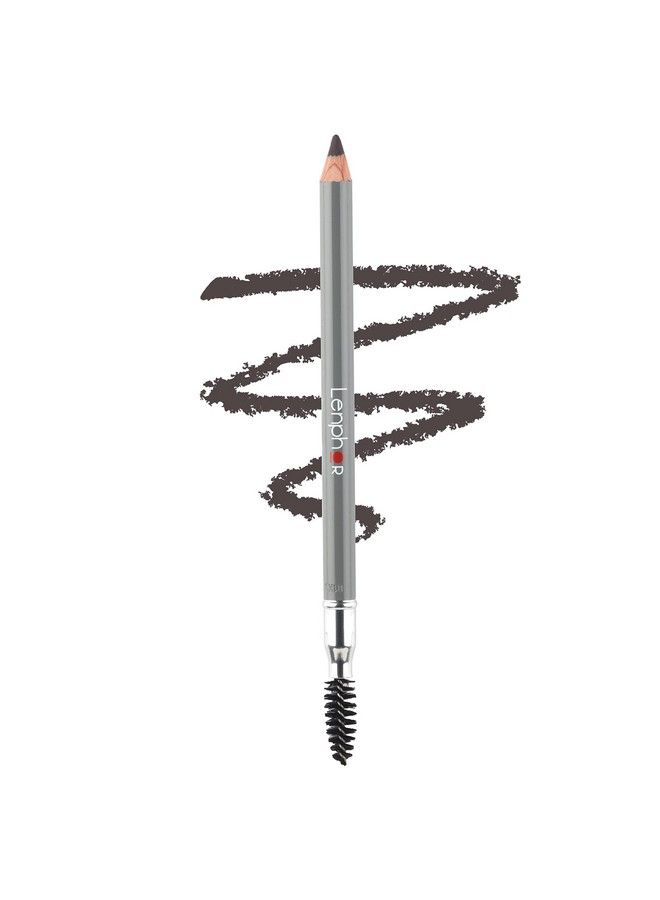 Lenphor قلم تحديد الحواجب True Browmance مع طرف دقيق مقاوم للتلطخ يدوم طويلاً ومقاوم للماء لأحمر الشفاه شكل الحواجب للنساء والفتيات باللون الأسود - Image 4