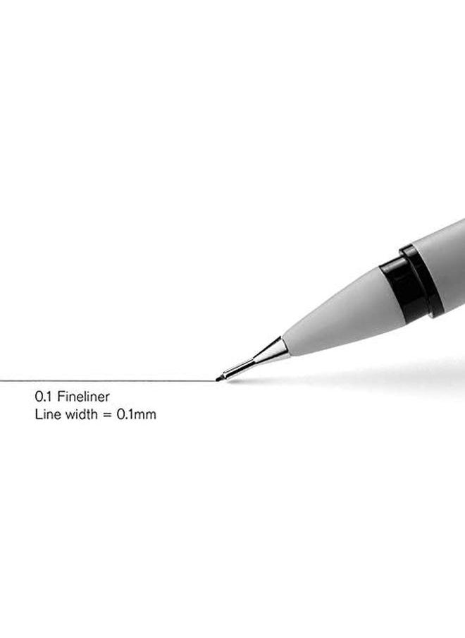WINSOR & NEWTON Fineliner Fine Point Pen Set 0.1 Mm Tip Set Of 5 Black  - Image 3